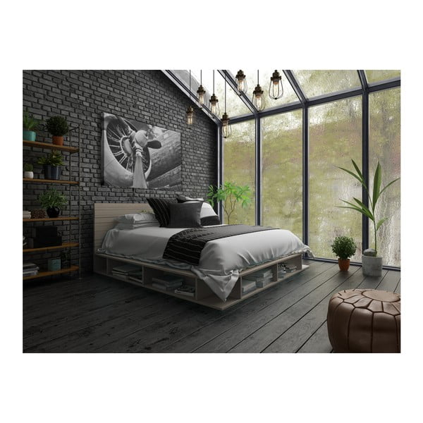 Slika Styler Canvas Silver Uno Plane, 85 x 113 cm-image-1