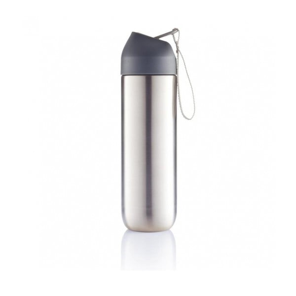 Siva boca za vodu od nehrđajućeg čelika XD Design Neva, 500 ml-image-1