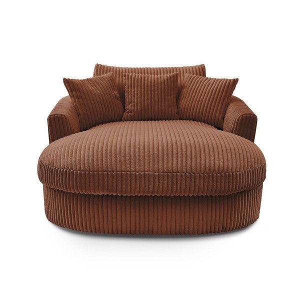 Narančasta fotelja od samta Belem – Bobochic Paris-image-3