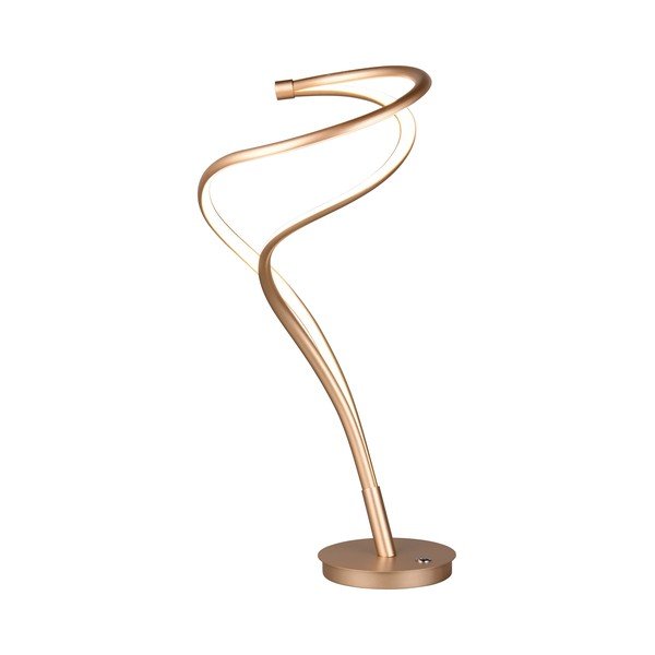 LED stolna lampa u zlatnoj boji s metalnim sjenilom (visina 56 cm) Nala – Trio Select-image-2