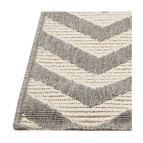 Sivi vrlo izdržljiv tepih Webtappeti Zigzag, 200 x 285 cm-image-1