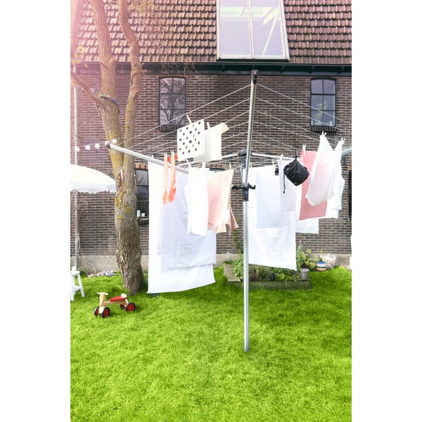 Vrtna sušilica za rublje u srebrnoj boji 50 m Lift-o-Matic Advance – Brabantia-image-1
