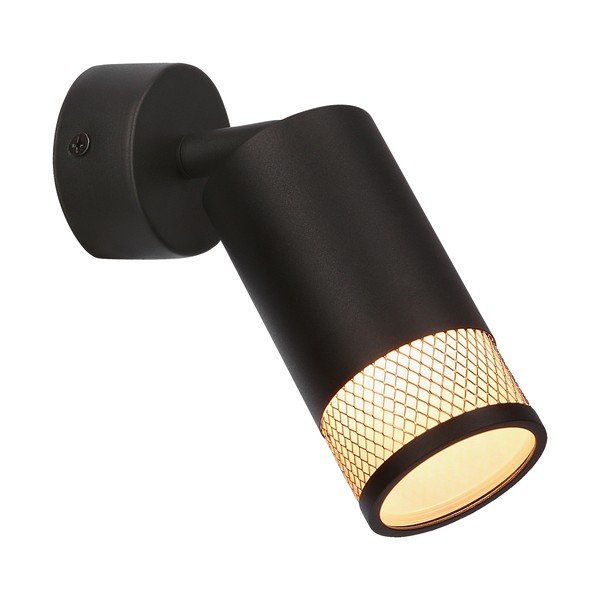 Crna zidna lampa Flin – Candellux Lighting