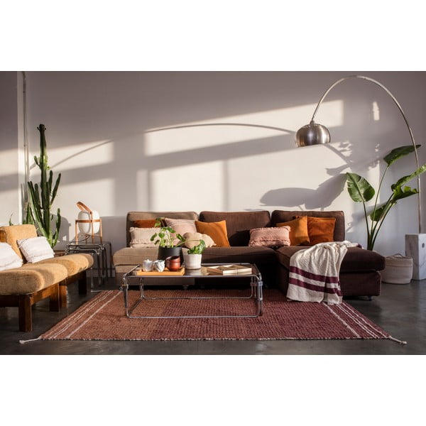 Ciglasti pamučan tepih 170x240 cm Twin Toffee – Lorena Canals-image-1