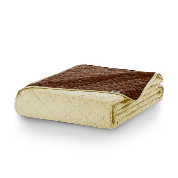 Bež-smeđi dvostrani prekrivač od mikrovlakana DecoKing Axel, 240 x 260 cm-image-4