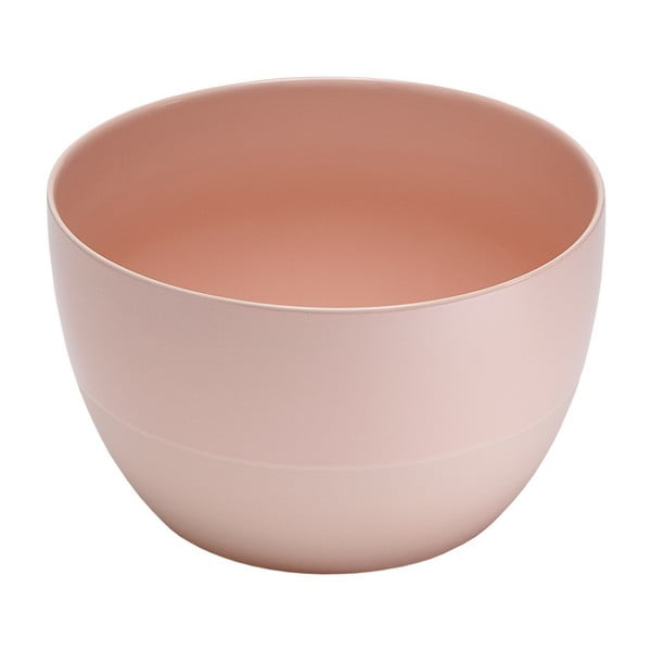 Pastelno ružičasta zdjela od kamena Ladelle Dipped, Ø 22,5 cm