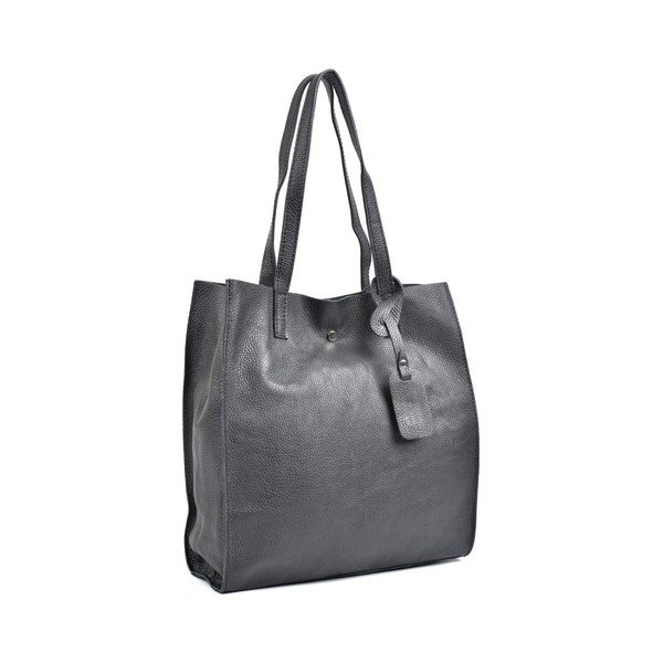 Crna kožna torba Isabella Rhea Tote-image-3
