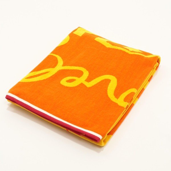 Narančasti pamučni ručnik za plažu My Home Plus Sea, 100 x 173 cm-image-1