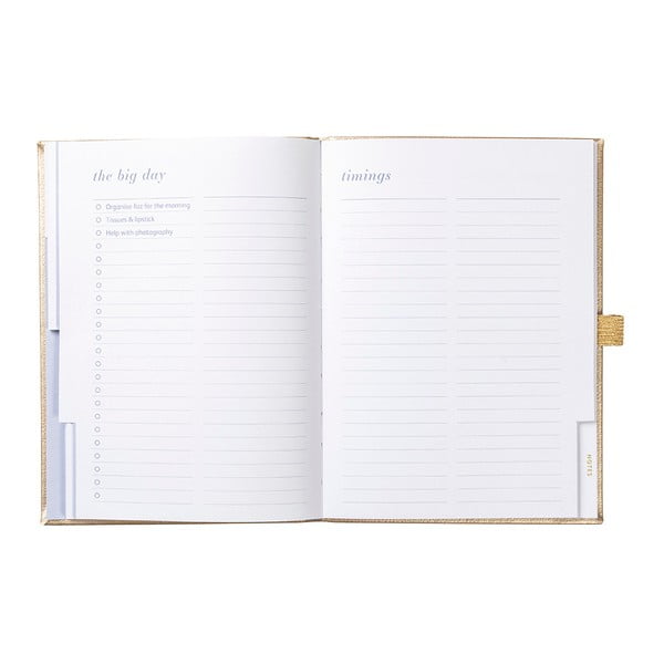 Bilježnica u zlatnoj boji za djeverušu ili kumu Busy B-image-4