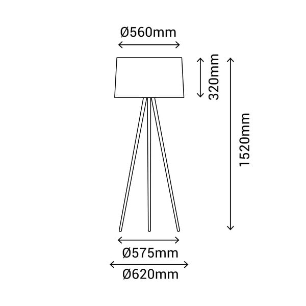 Siva podna svjetiljka SULION Bea, visina 152 cm-image-3
