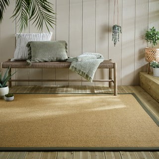 Zeleni/svjetlo smeđi unutarnji i vanjski tepih 120x170 cm Sisal Look – Flair Rugs