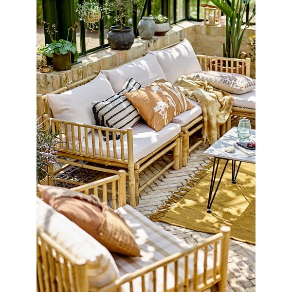 Modul za vrtne sjedeće garniture u prirodnoj boji (s desnim kutom) Korfu – Bloomingville-image-1