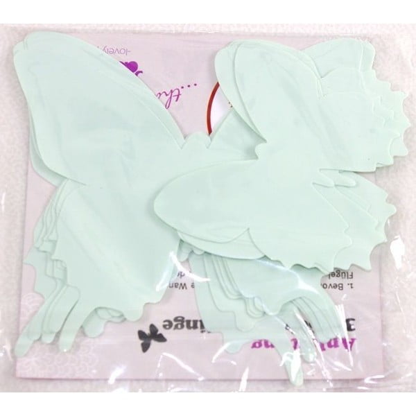 Set od 12 zelenih 3D naljepnica Ambiance Butterflies-image-2