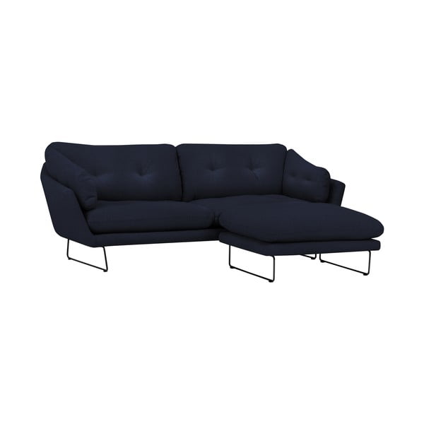 Set tamnoplave sofe i taburea Windsor & Co Sofas Comet-image-1