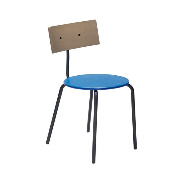 Plave/u prirodnoj boji blagovaonske stolice u setu 4 kom Koi – Hübsch