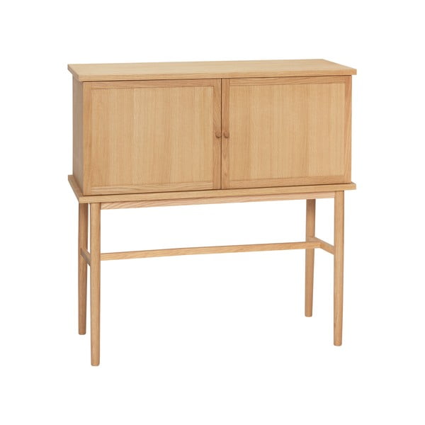 Ormarić u dekoru hrasta u prirodnoj boji 90x90 cm Dash – Hübsch-image-2