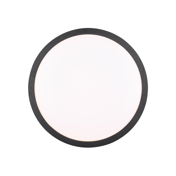 Crna LED stropna svjetiljka ø 40 cm Iseo – Trio-image-2