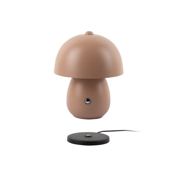 Svjetlo smeđa LED stolna lampa s metalnim sjenilom (visina 18 cm) Mono LED – Leitmotiv-image-1