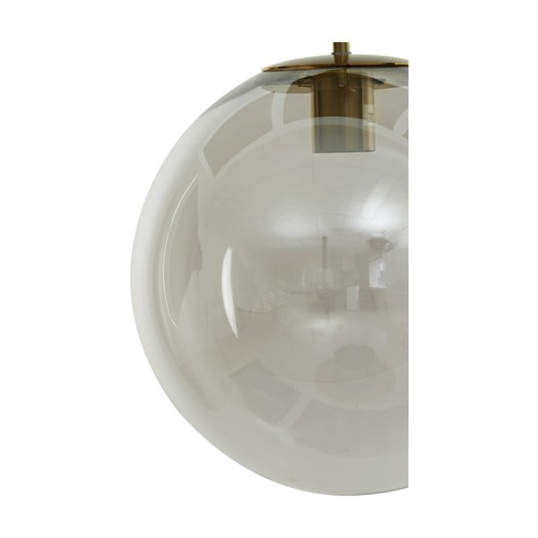 Viseća svjetiljka u brončanoj boji sa staklenim sjenilom ø 48 cm Medina – Light & Living-image-3