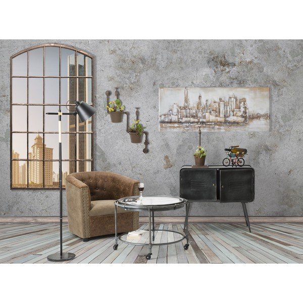 Set od 2 crna metalna ormarića Mauro Ferretti School Couple-image-1