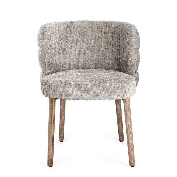 Siva podstavljena blagovaonska stolica Ilma – Bizzotto-image-2