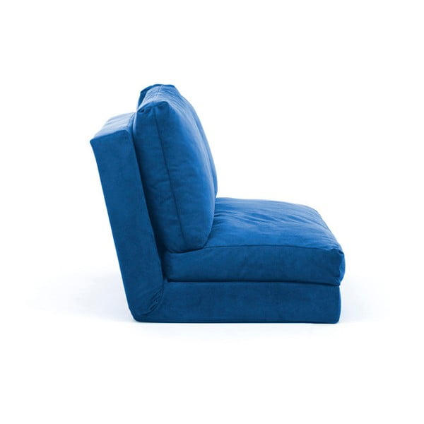 Plava sklopiva sofa 120 cm Taida – Balcab Home-image-1