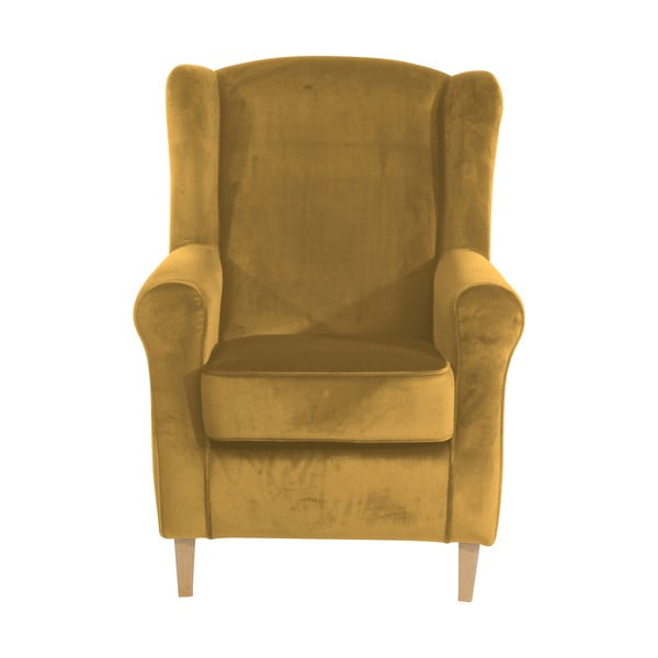 Senf fotelja Max Winzer Lorris Velur Corn-image-2