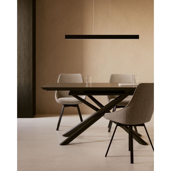 Siva blagovaonska stolica Jenna – Kave Home-image-1