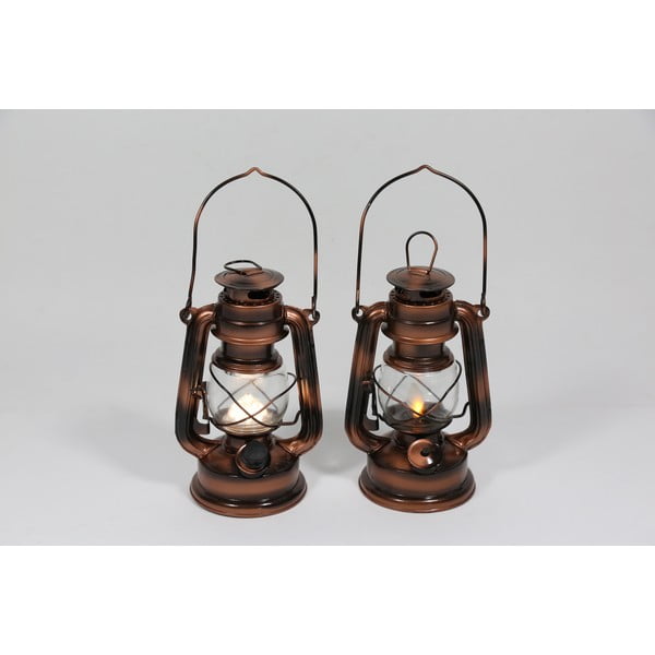 LED lanterna u brončanoj boji (visina 19 cm) – Hilight-image-4