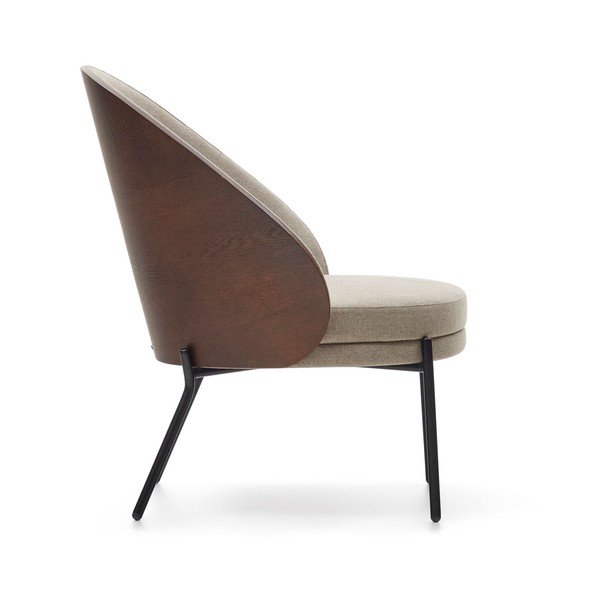 Svjetlo smeđa fotelja Eamy – Kave Home-image-3