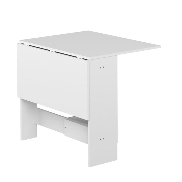 Proširiv blagovaonski stol s bijelom pločom stola 76x28 cm Papillon – TemaHome
