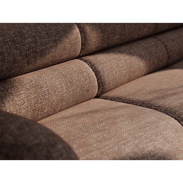 Smeđa sofa od šenila 220 cm Neo – Micadoni -image-4