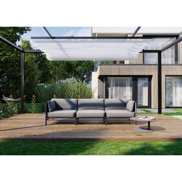 Svijetlo sivi vrtni modularni kauč 234 cm Dandy – Sit Sit-image-4