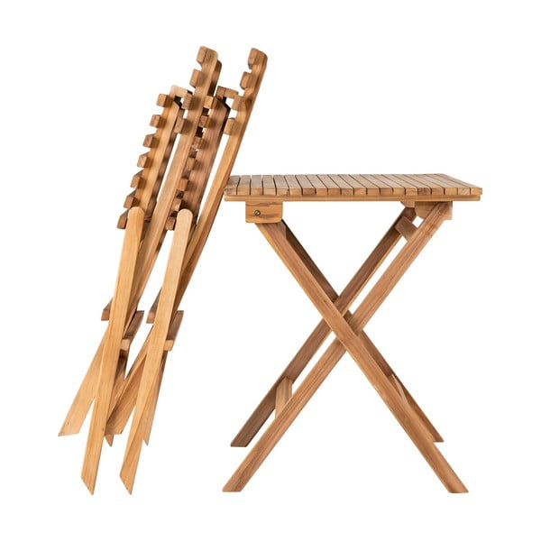 Vrtni blagovaonski set u prirodnoj boji za 2 osobe Cuenca – House Nordic-image-2