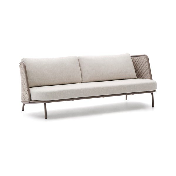 Bež/smeđe-siva podstavljena vrtna sofa Sedalis – Kave Home-image-4