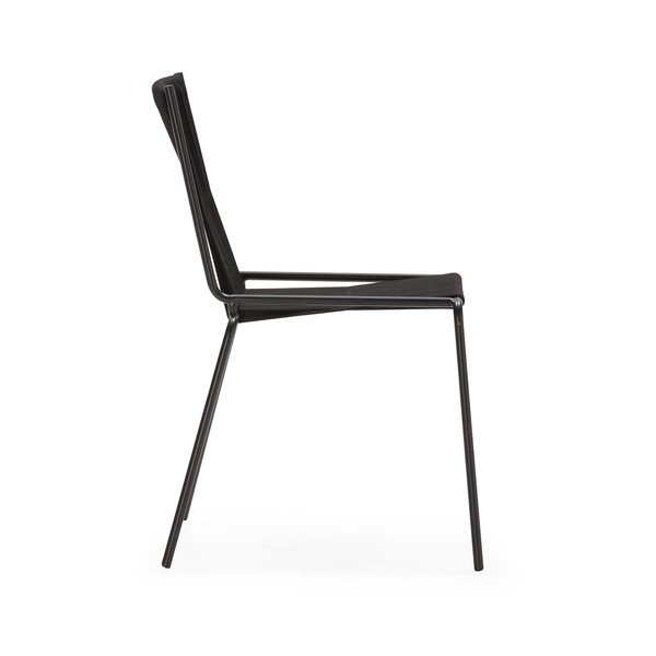 Crne metalne sklopive blagovaonske stolice u setu 2 kom Emily – Marckeric-image-4