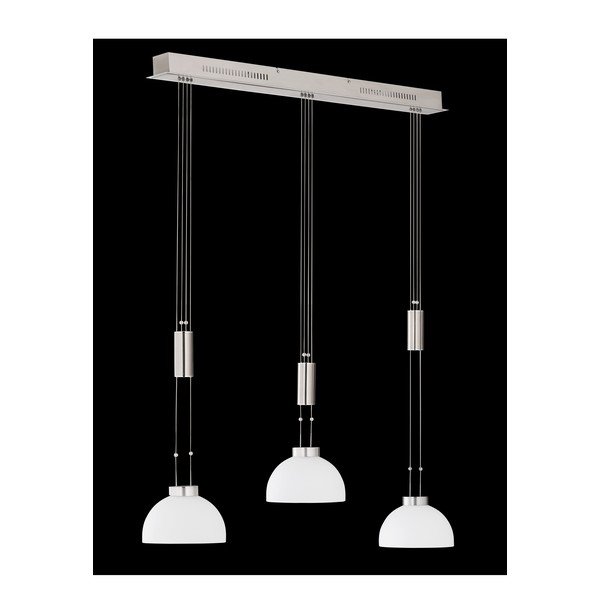 Crna metalna LED viseća svjetiljka s mogućnosti zatamnjivanja Avignon – Fischer & Honsel-image-1