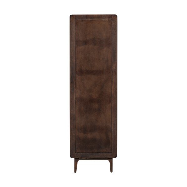 Ormarić od masivnog manga u tamnoj prirodnoj boji 60x200x35 cm Liya – WOOOD-image-3