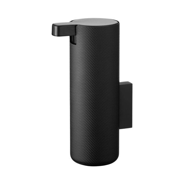 Crni zidni dozator sapuna od nehrđajućeg čelika 165 ml Modo Rof – Blomus