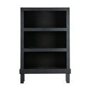 Crna biblioteka od masivnog bora 107x160x39 cm Bonk – WOOOD