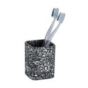 Crna kupaonska šalica Wenko Terrazzo