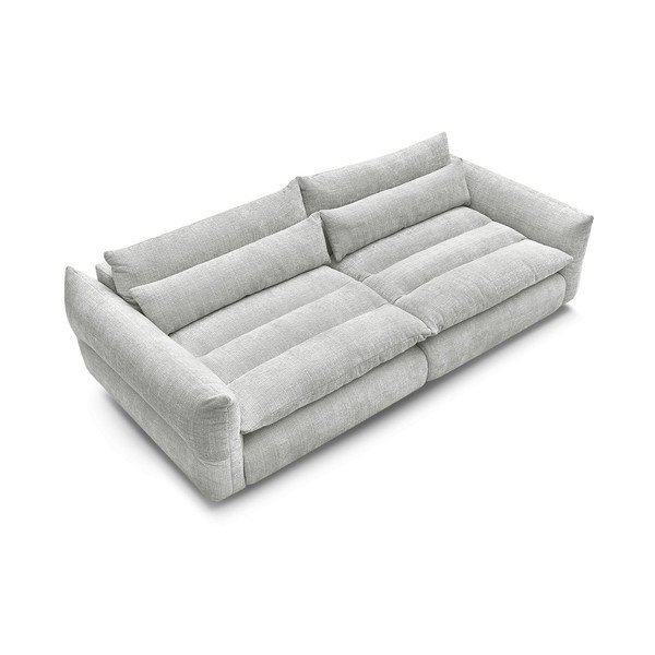 Svijetlo siva sofa od šenila 276 cm Neil – Bobochic Paris-image-3