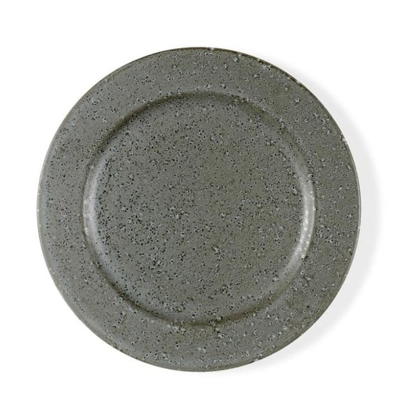 Sivi desertni tanjur od kamenine Bitz Mensa, promjer 22 cm