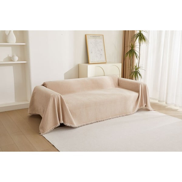 Bež presvlaka za sjedeću garnituru dvosjed Talo – Filumi-image-1