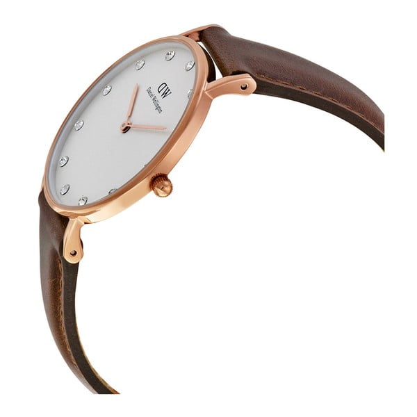 Ženski sat s kožnim remenom i brojčanikom u rose gold boji Daniel Wellington St Mawes, ⌀ 34 mm-image-2