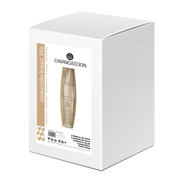 Stojeća svjetiljka u prirodnoj boji s bambusovim sjenilom (visina 88 cm) Natural Way – Casa Selección-image-4