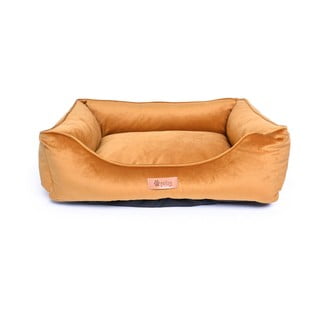 Krevet od baršuna u zlatnoj boji 65x50 cm Royal - Petsy