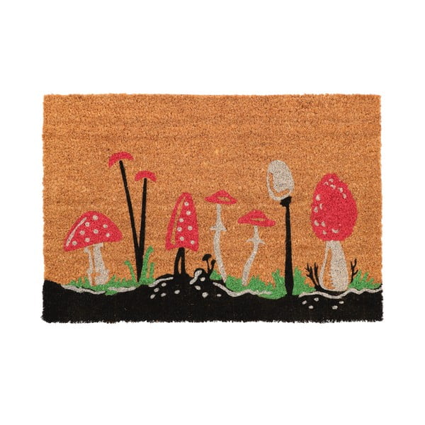 Otirač od kokosovih vlakana 40x60 cm Mushrooms – Esschert Design