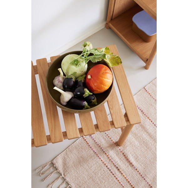 Kaki zelena posuda za posluživanje od kamenine ø 28 cm Amare – Hübsch-image-1