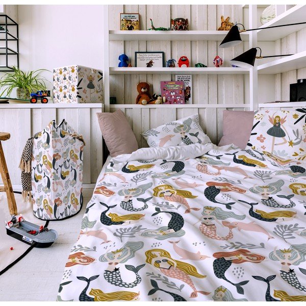 Dječja posteljina od pamučnog satena 200x140 cm Magic Creatures - Butter Kings-image-1